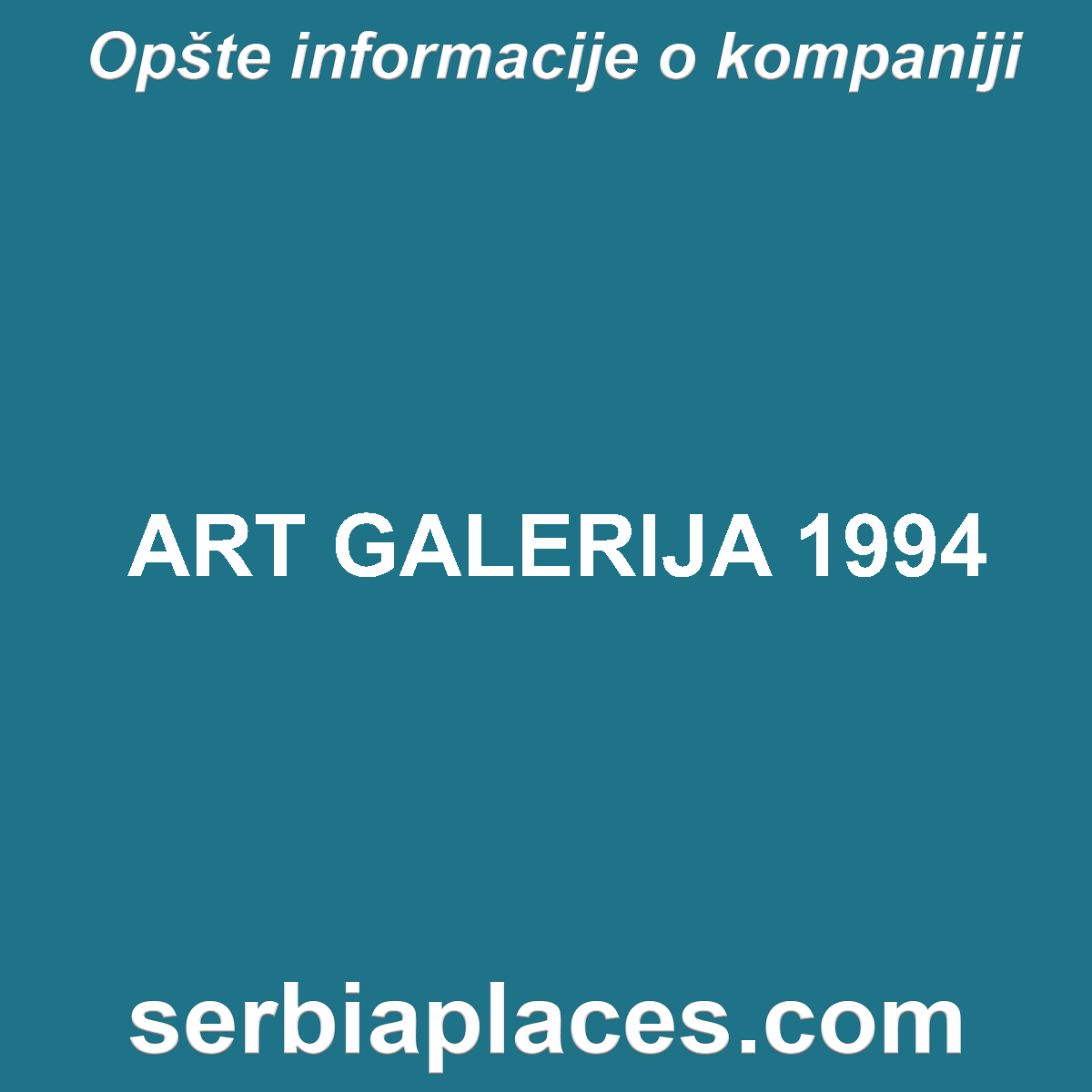 ART GALERIJA 1994