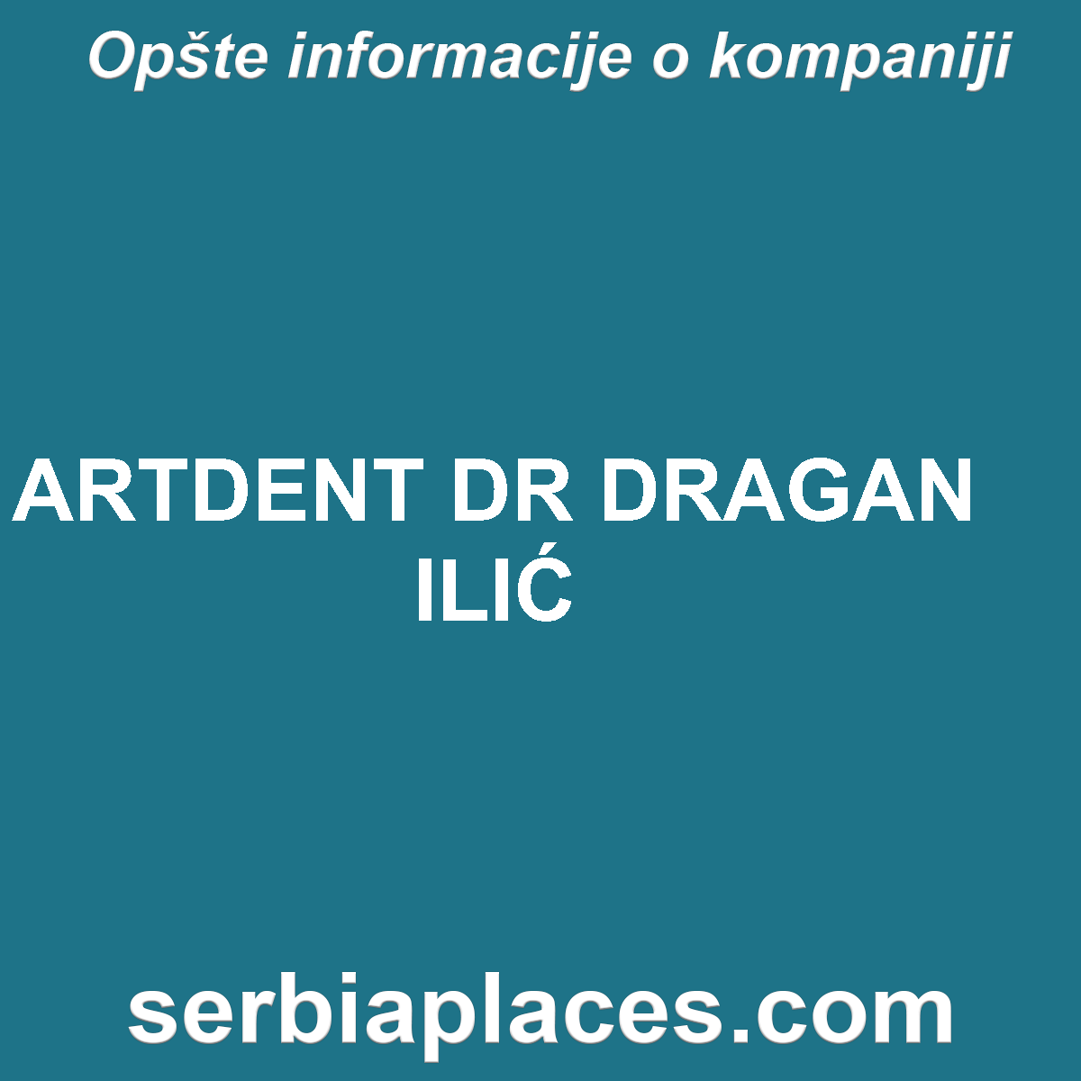 ARTDENT DR DRAGAN ILIĆ