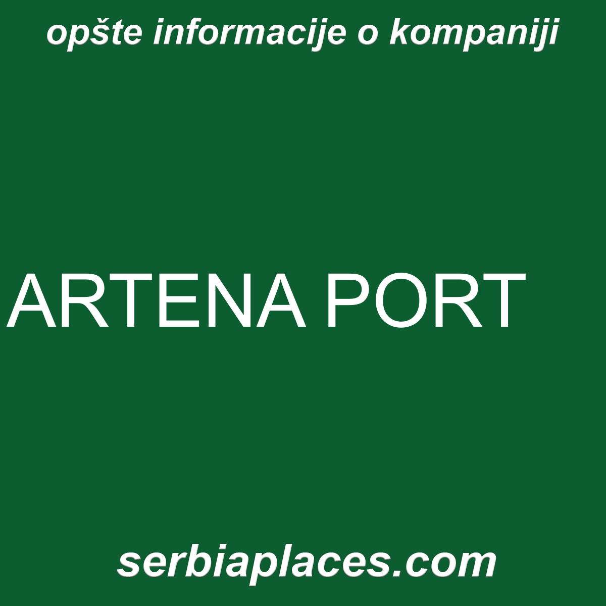 ARTENA PORT