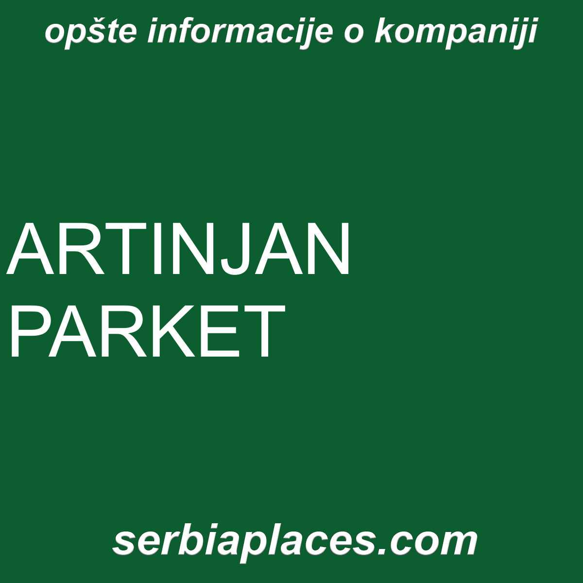ARTINJAN PARKET