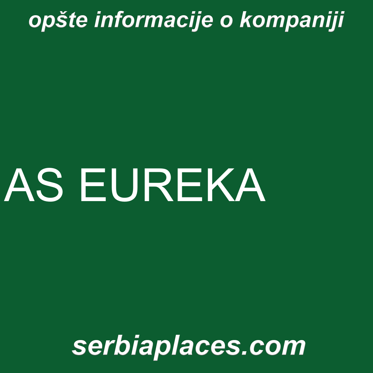 AS EUREKA