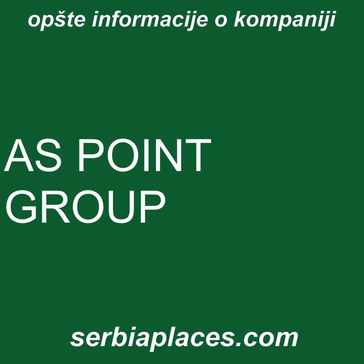 AS POINT GROUP