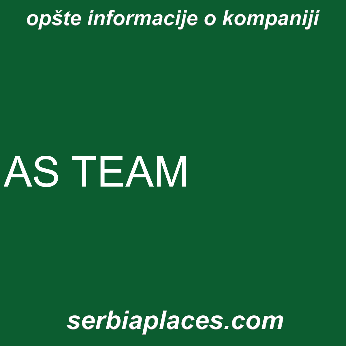 AS TEAM