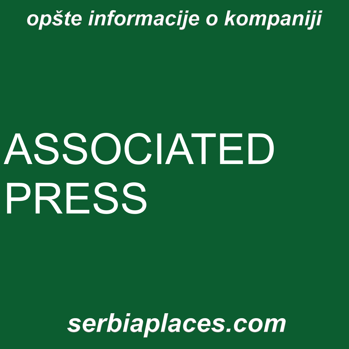 ASSOCIATED PRESS