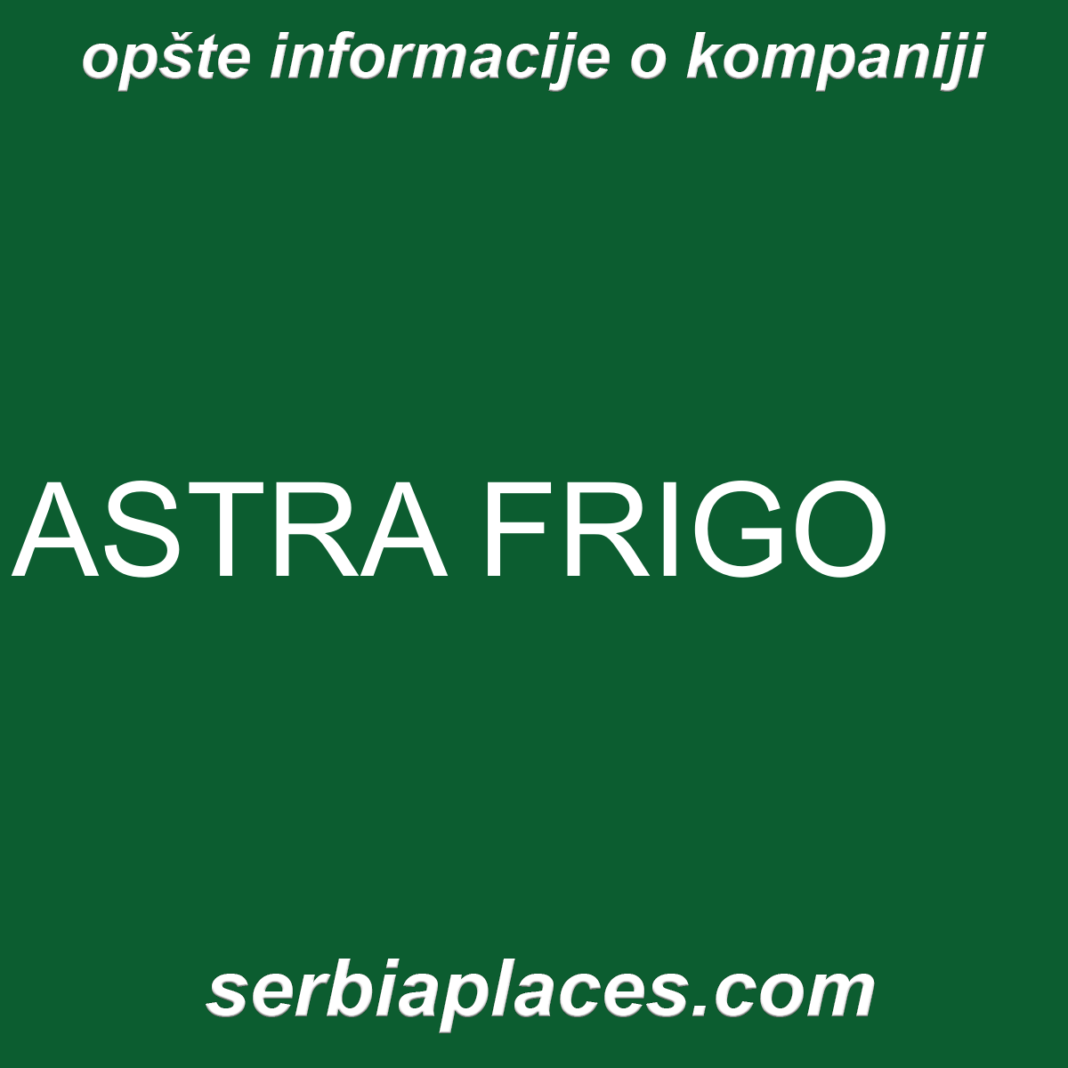 ASTRA FRIGO