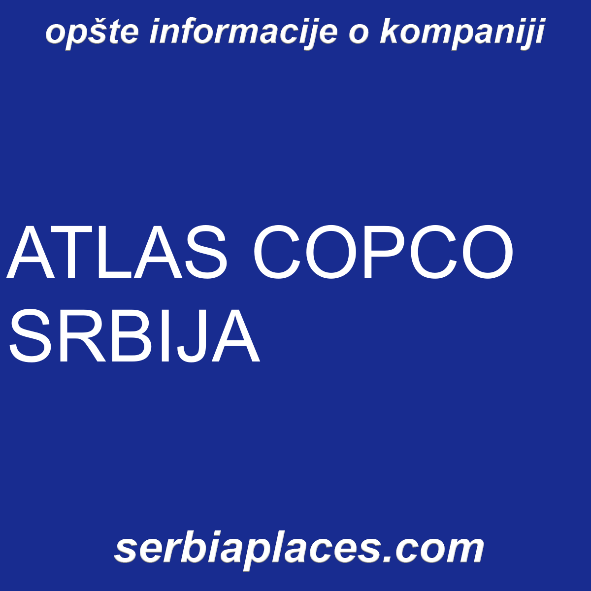 ATLAS COPCO SRBIJA