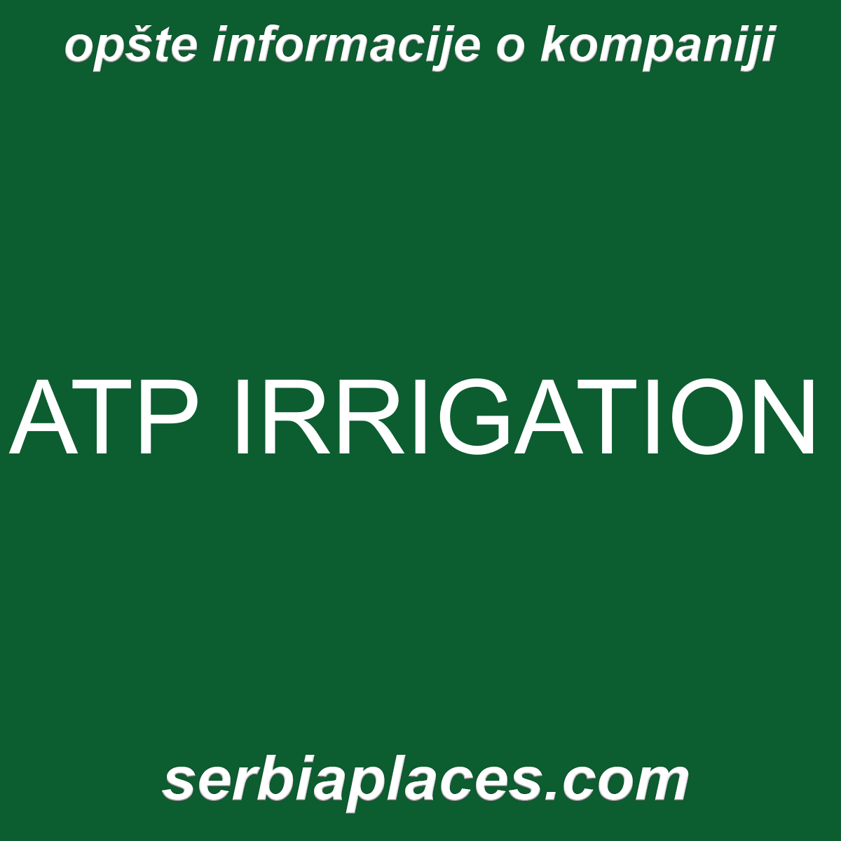 ATP IRRIGATION