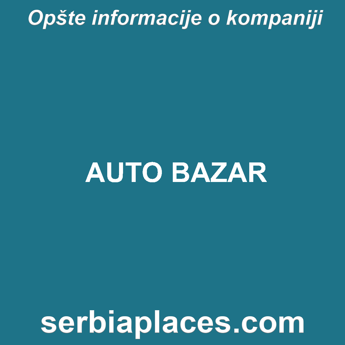 AUTO BAZAR