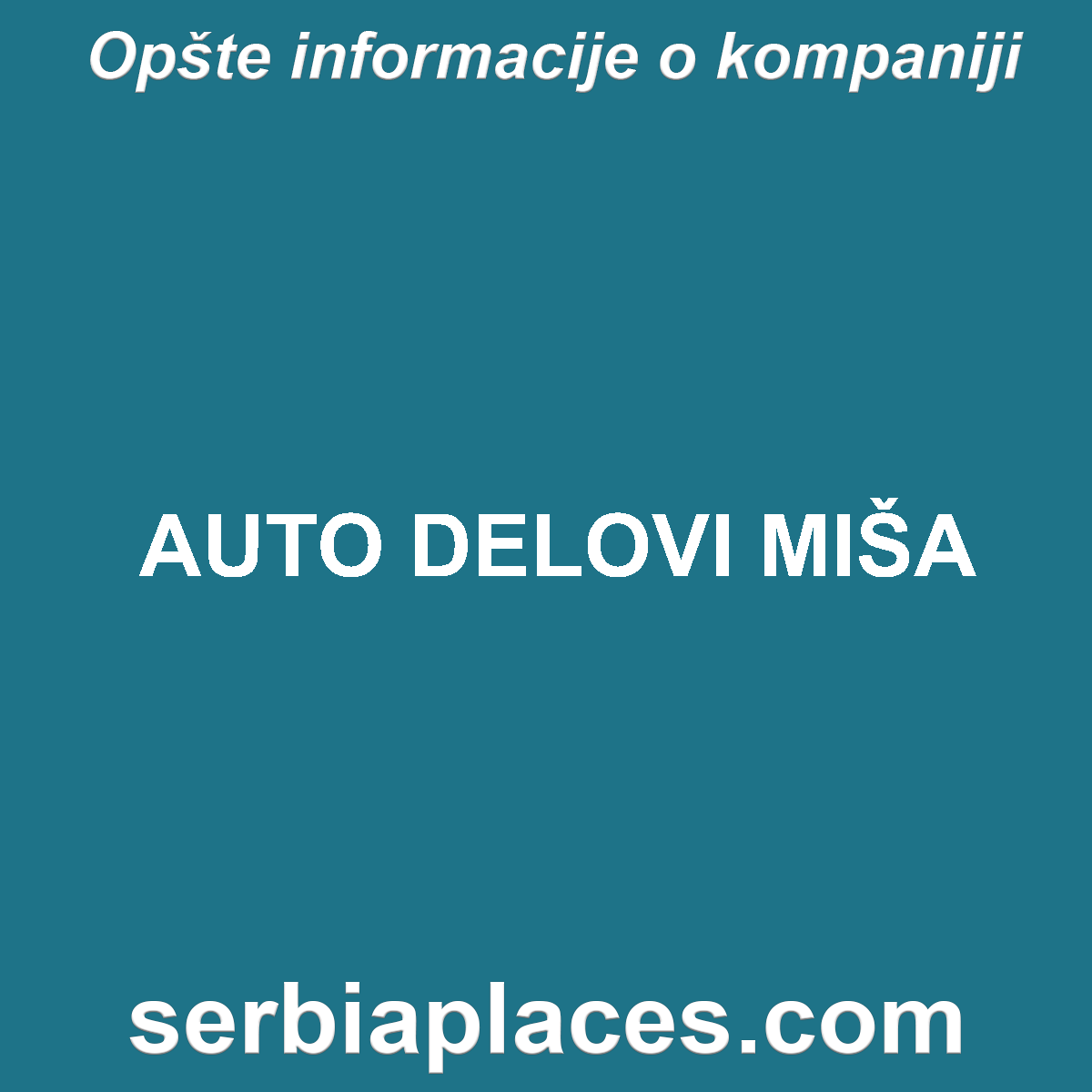 AUTO DELOVI MIŠA