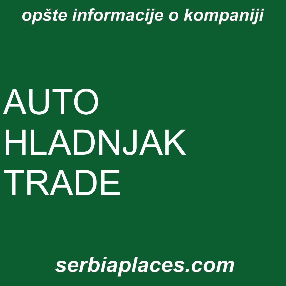 AUTO HLADNJAK TRADE