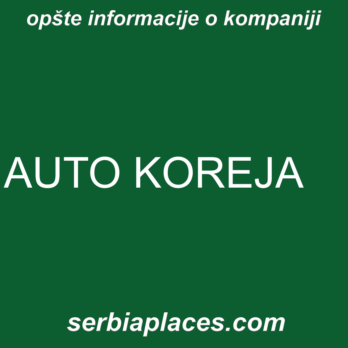 AUTO KOREJA