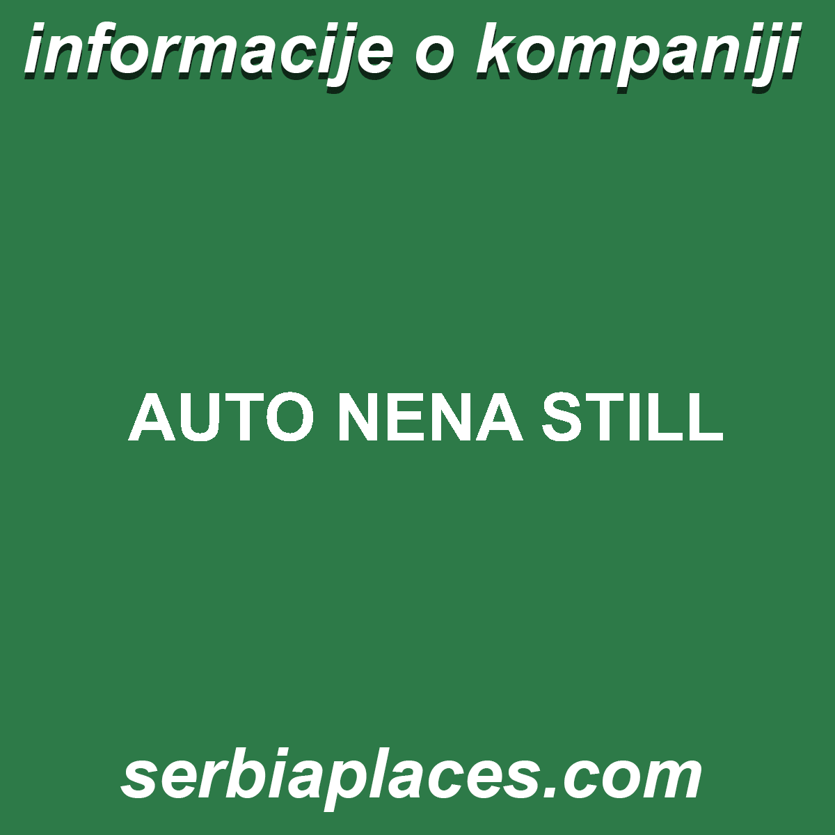 AUTO NENA STILL