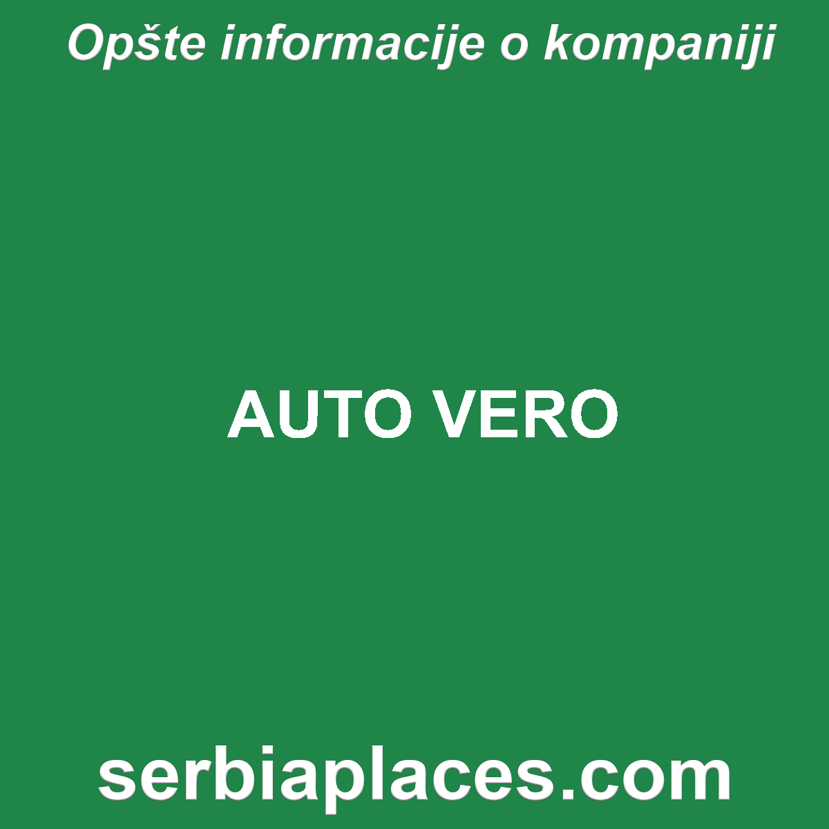 AUTO VERO