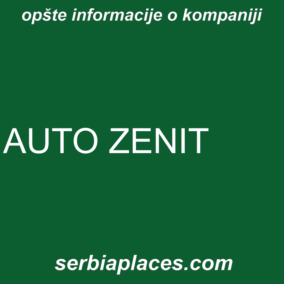 AUTO ZENIT