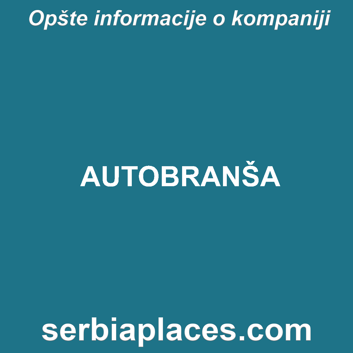 AUTOBRANŠA
