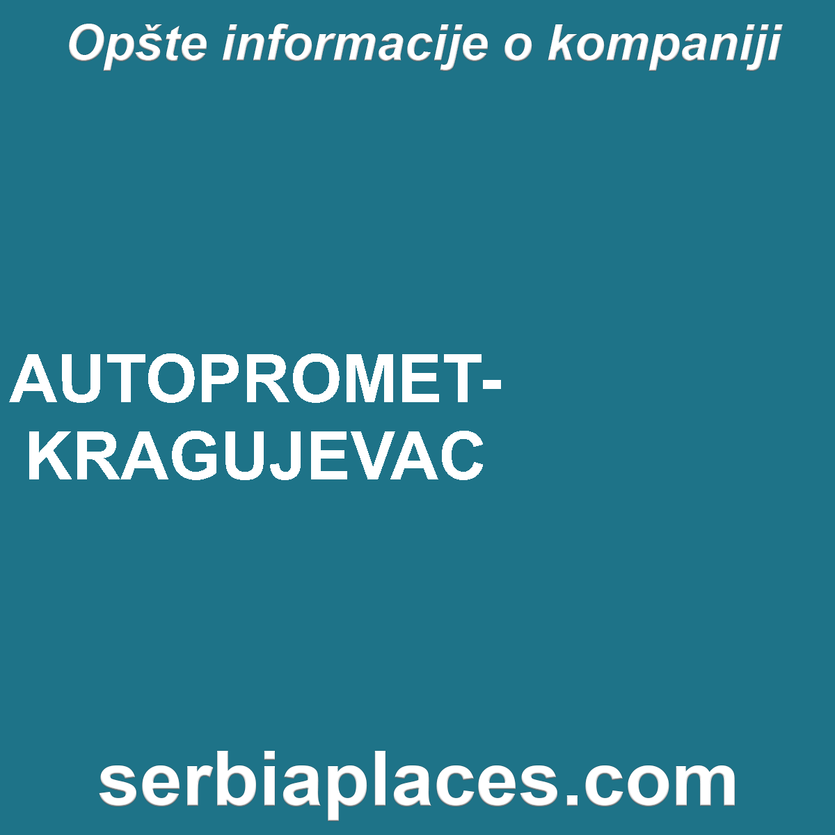AUTOPROMET-KRAGUJEVAC