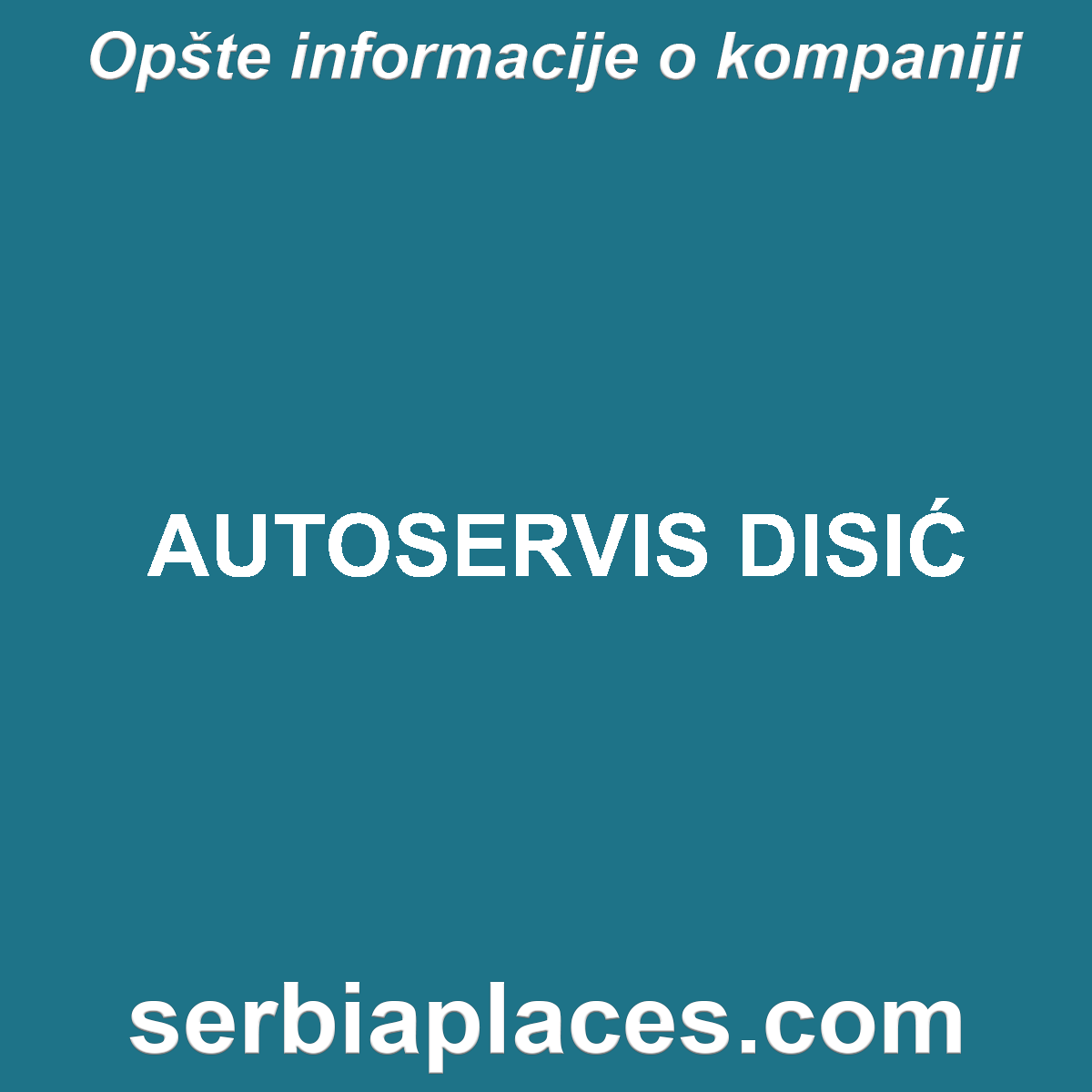 AUTOSERVIS DISIĆ
