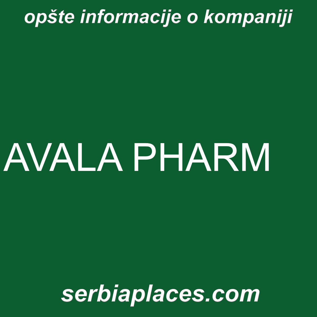 AVALA PHARM