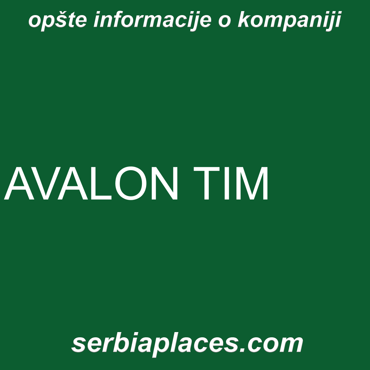 AVALON TIM