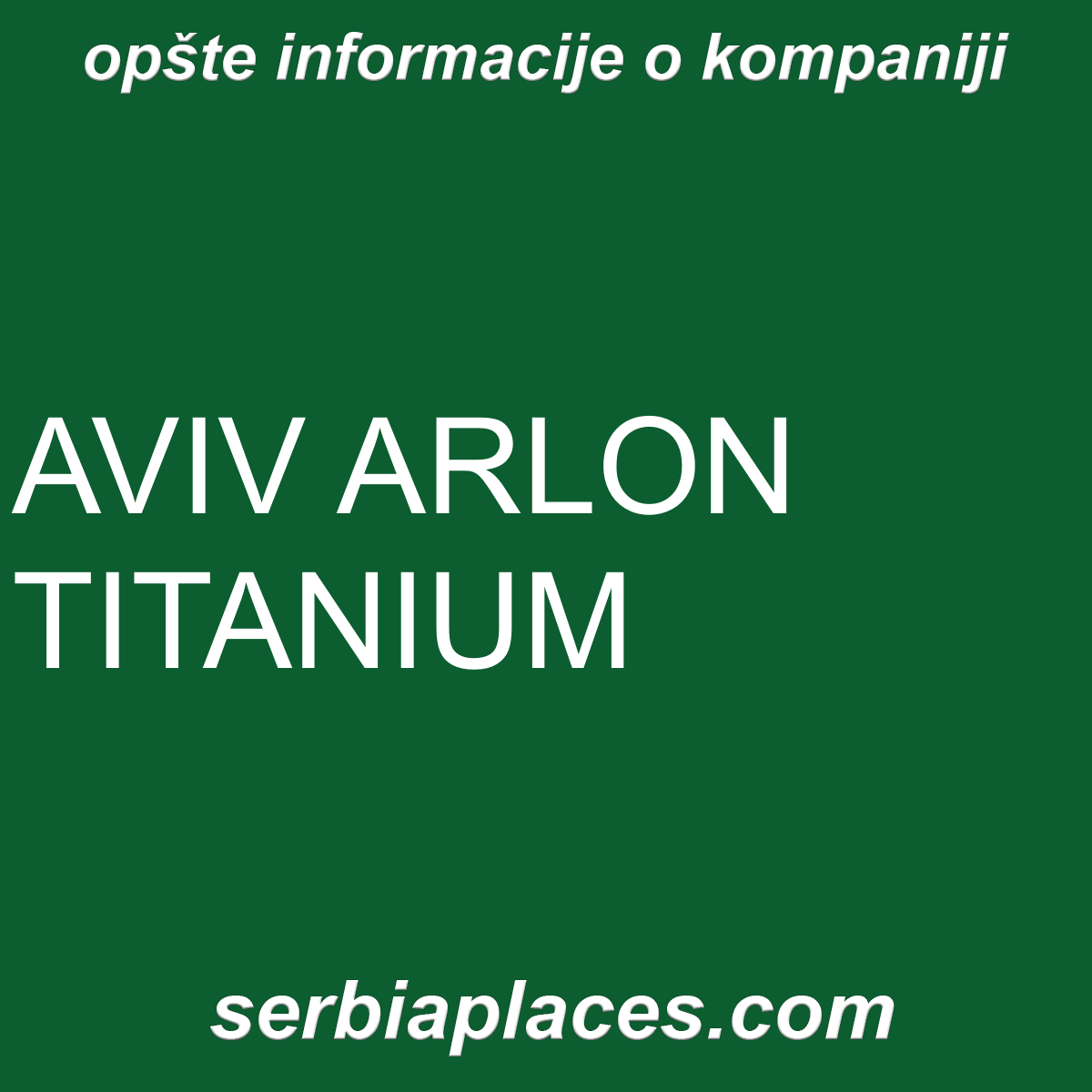 AVIV ARLON TITANIUM