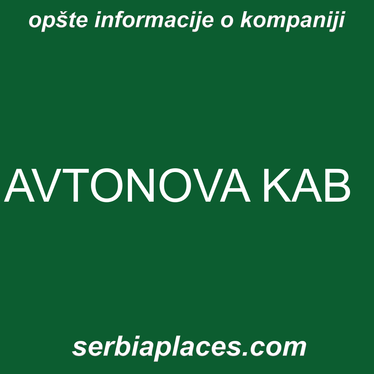 AVTONOVA KAB