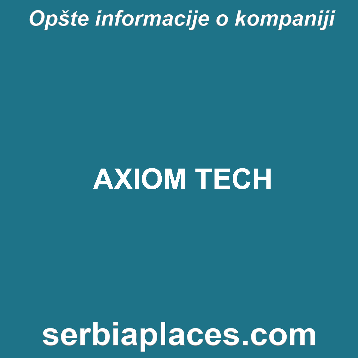 AXIOM TECH
