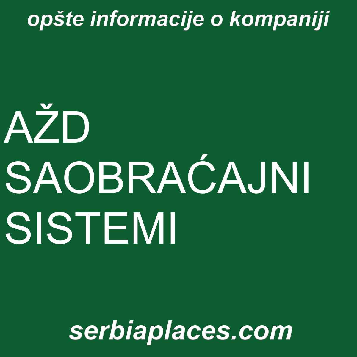 AŽD SAOBRAĆAJNI SISTEMI