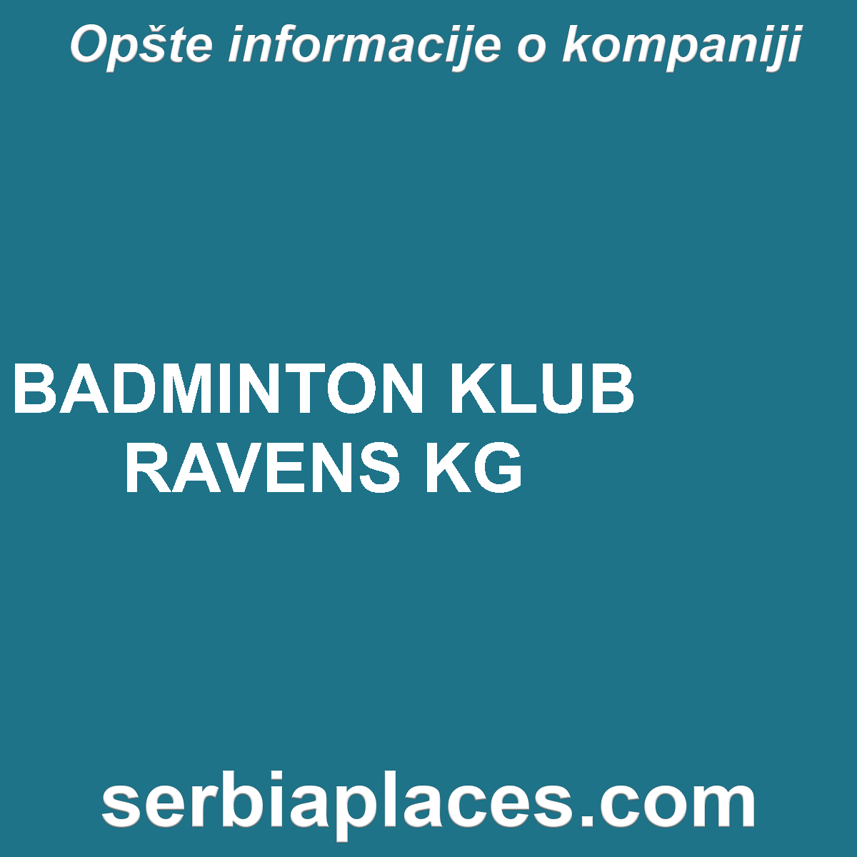 BADMINTON KLUB RAVENS KG