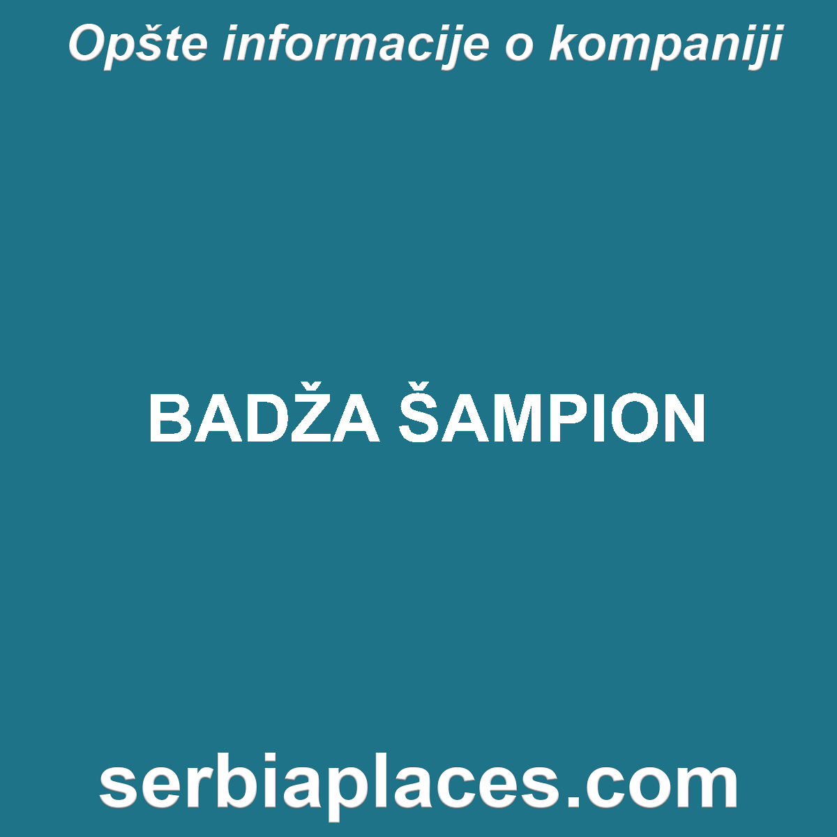 BADŽA ŠAMPION