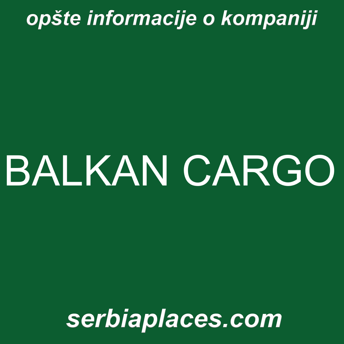 BALKAN CARGO