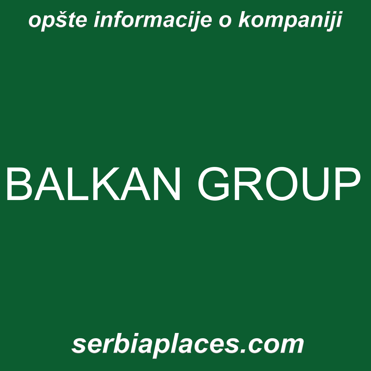 BALKAN GROUP