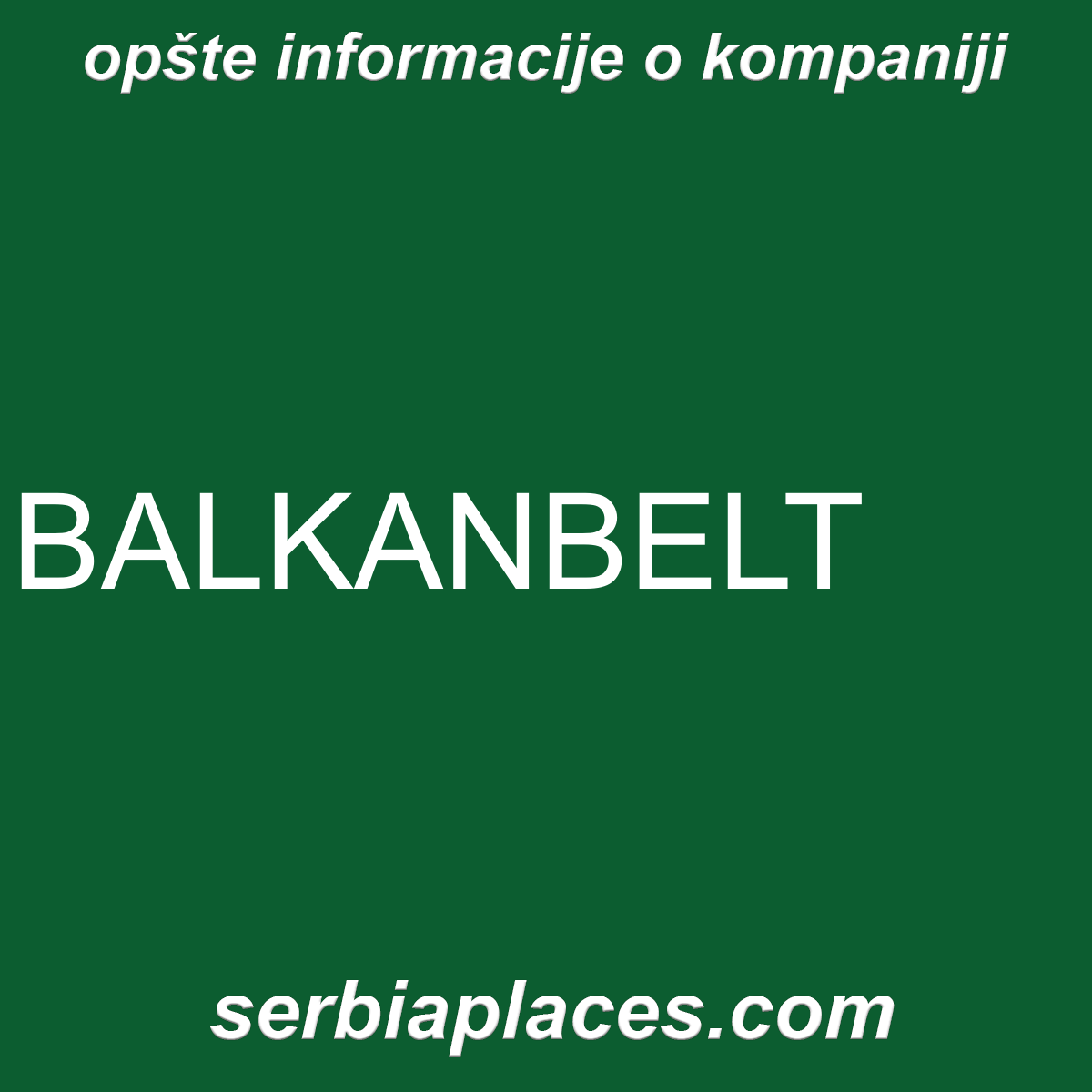 BALKANBELT
