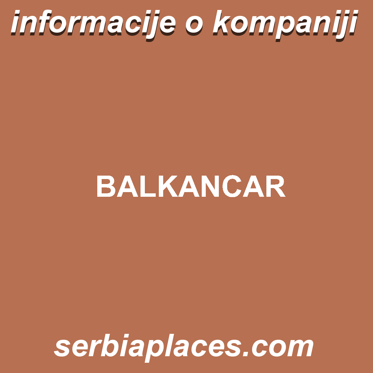 BALKANCAR