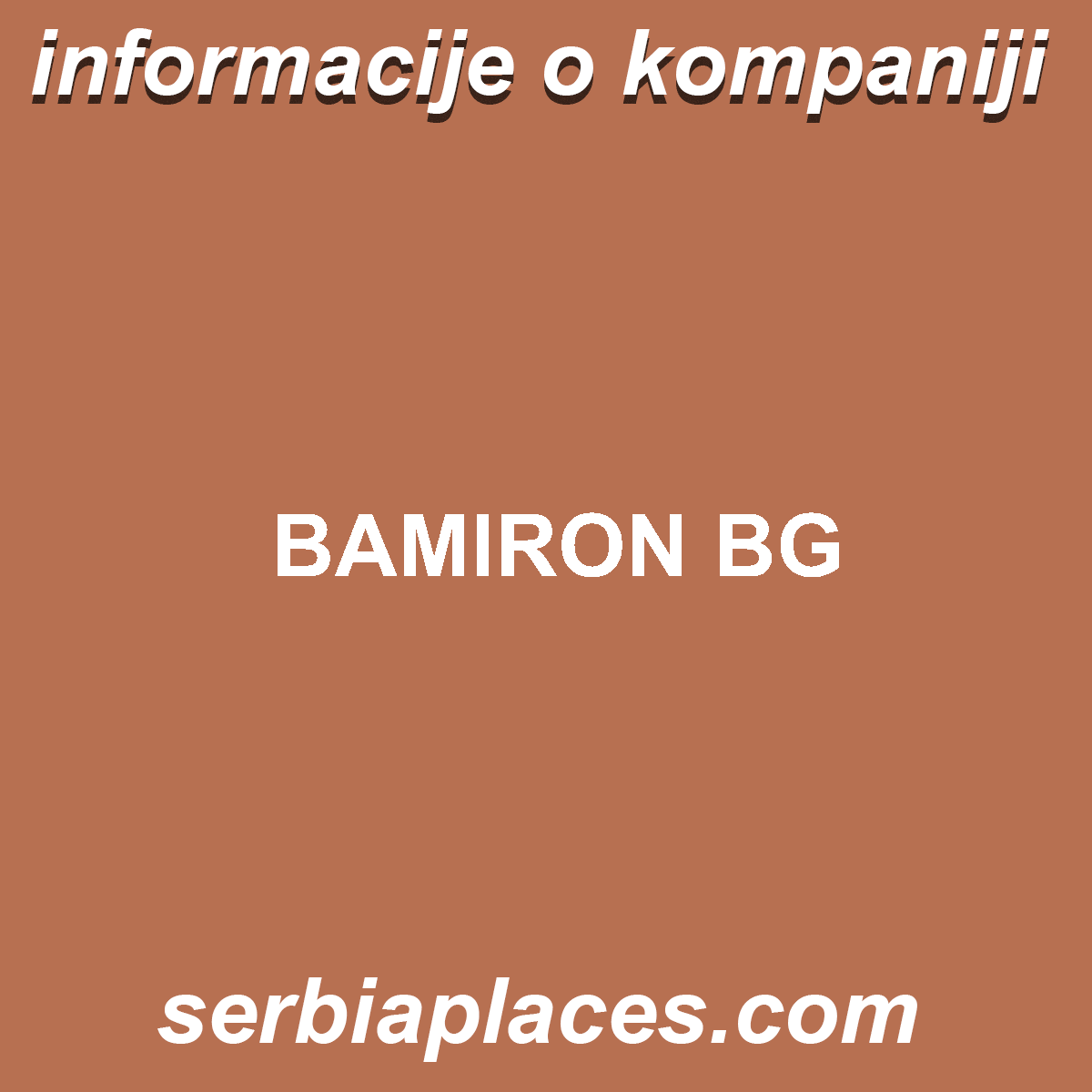 BAMIRON BG