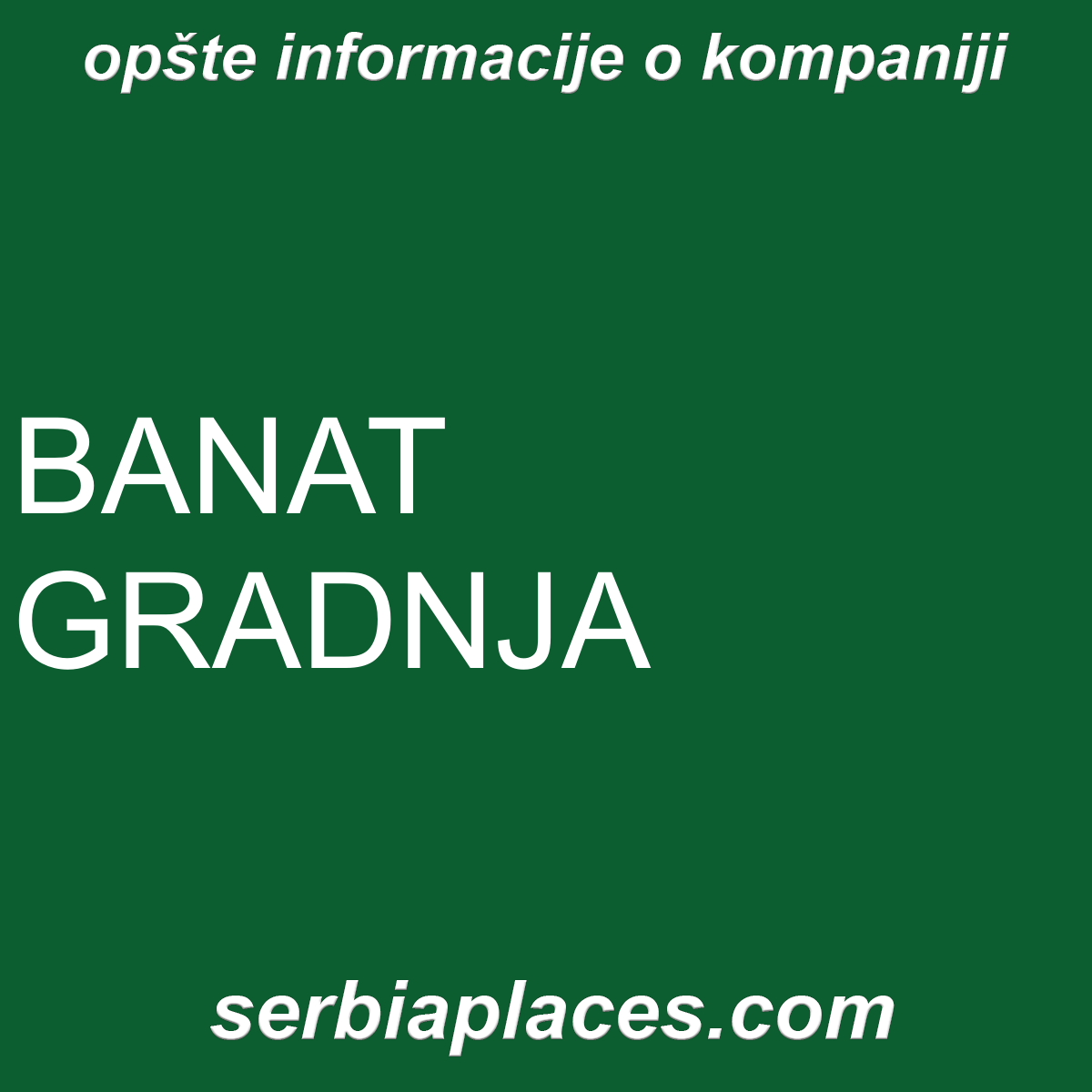 BANAT GRADNJA