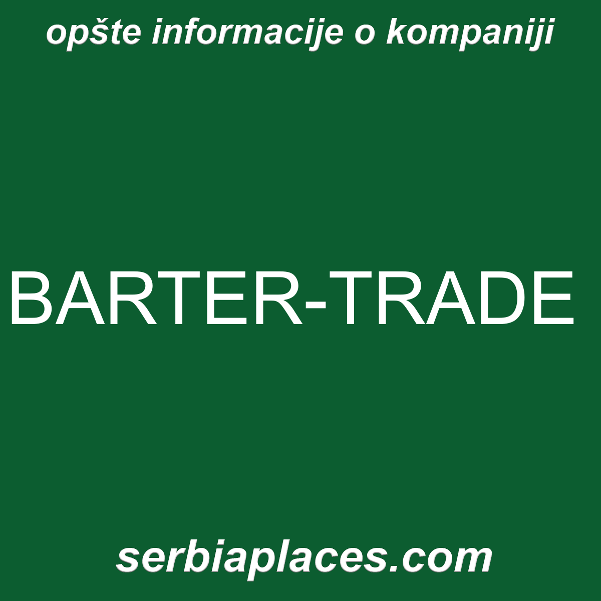 BARTER-TRADE