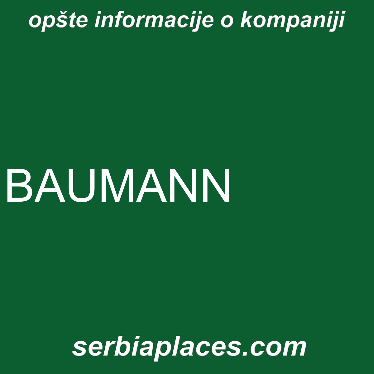 BAUMANN
