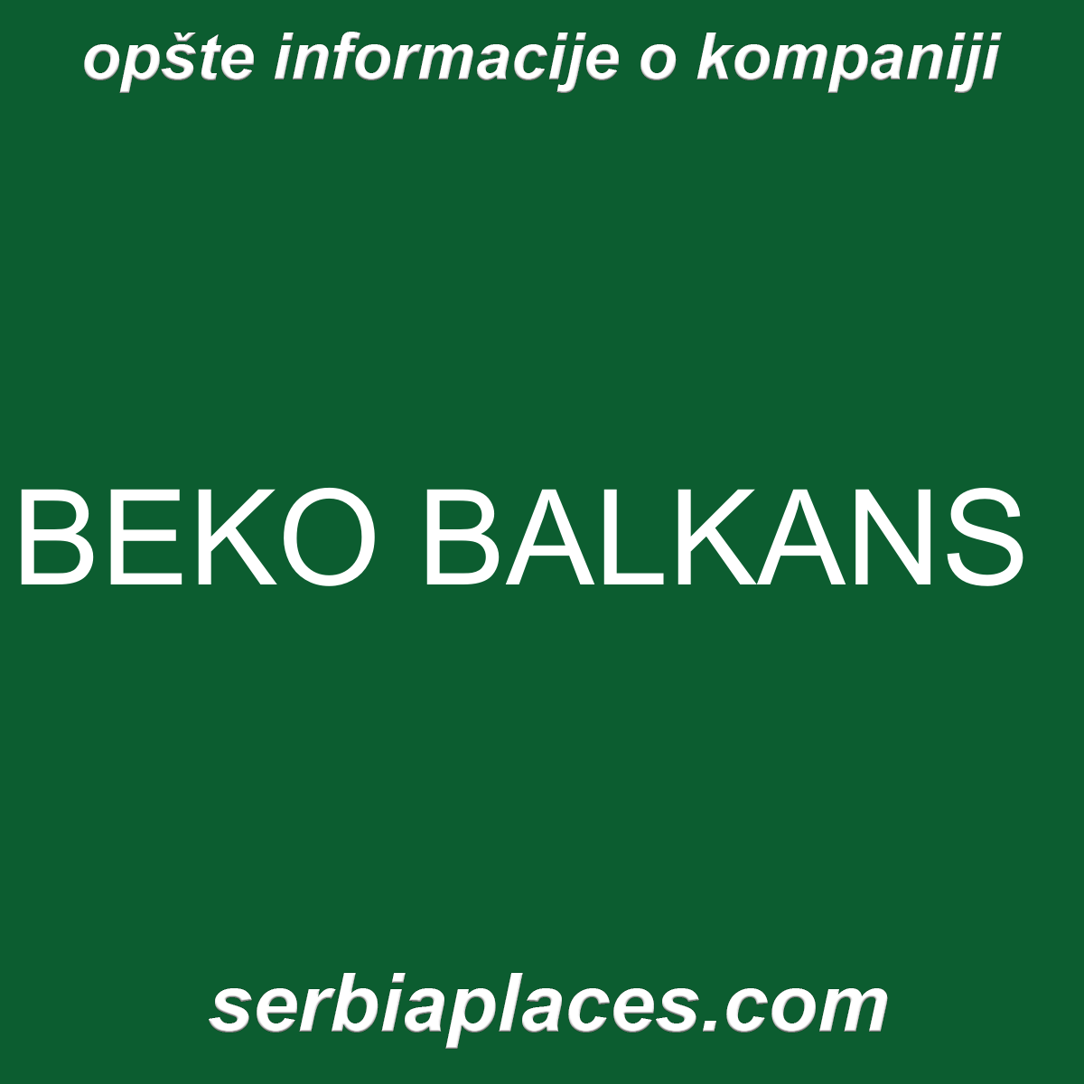 BEKO BALKANS