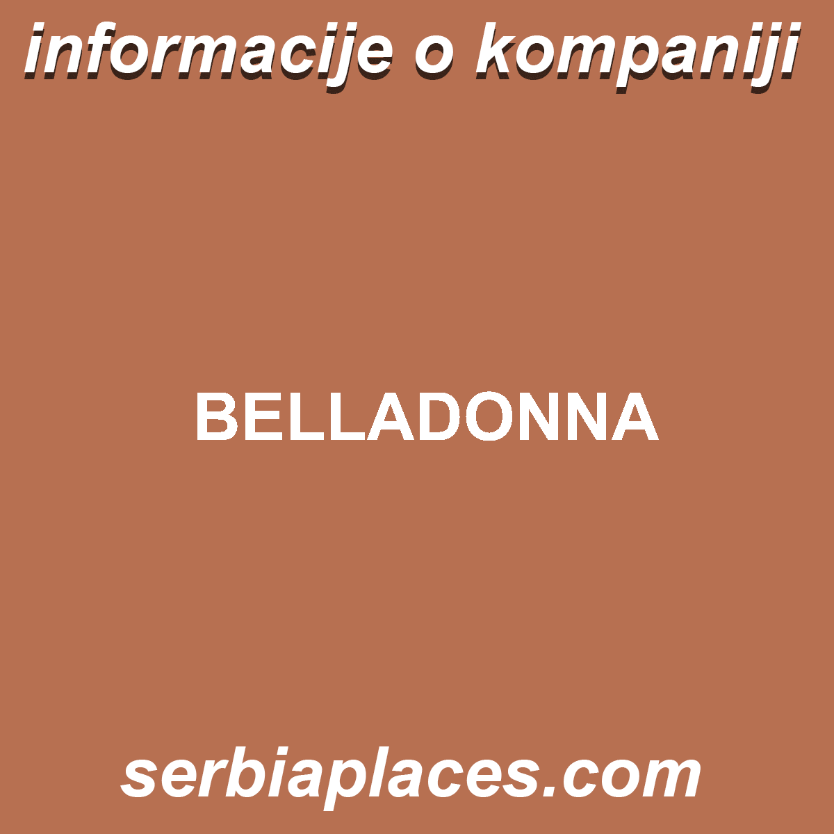 BELLADONNA