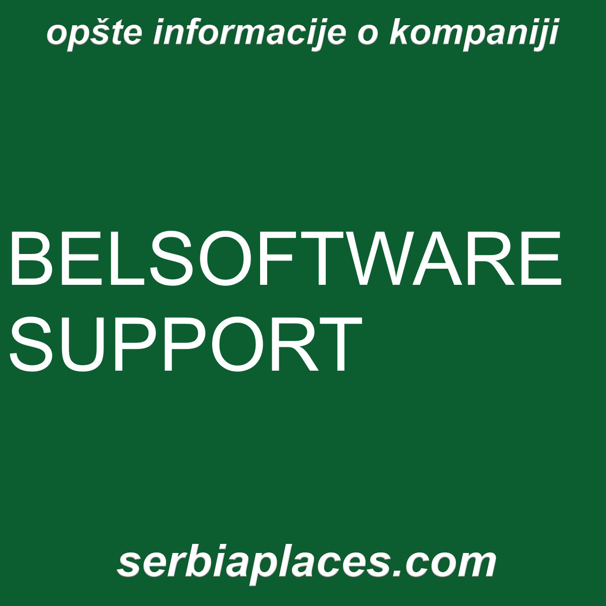 BELSOFTWARE SUPPORT