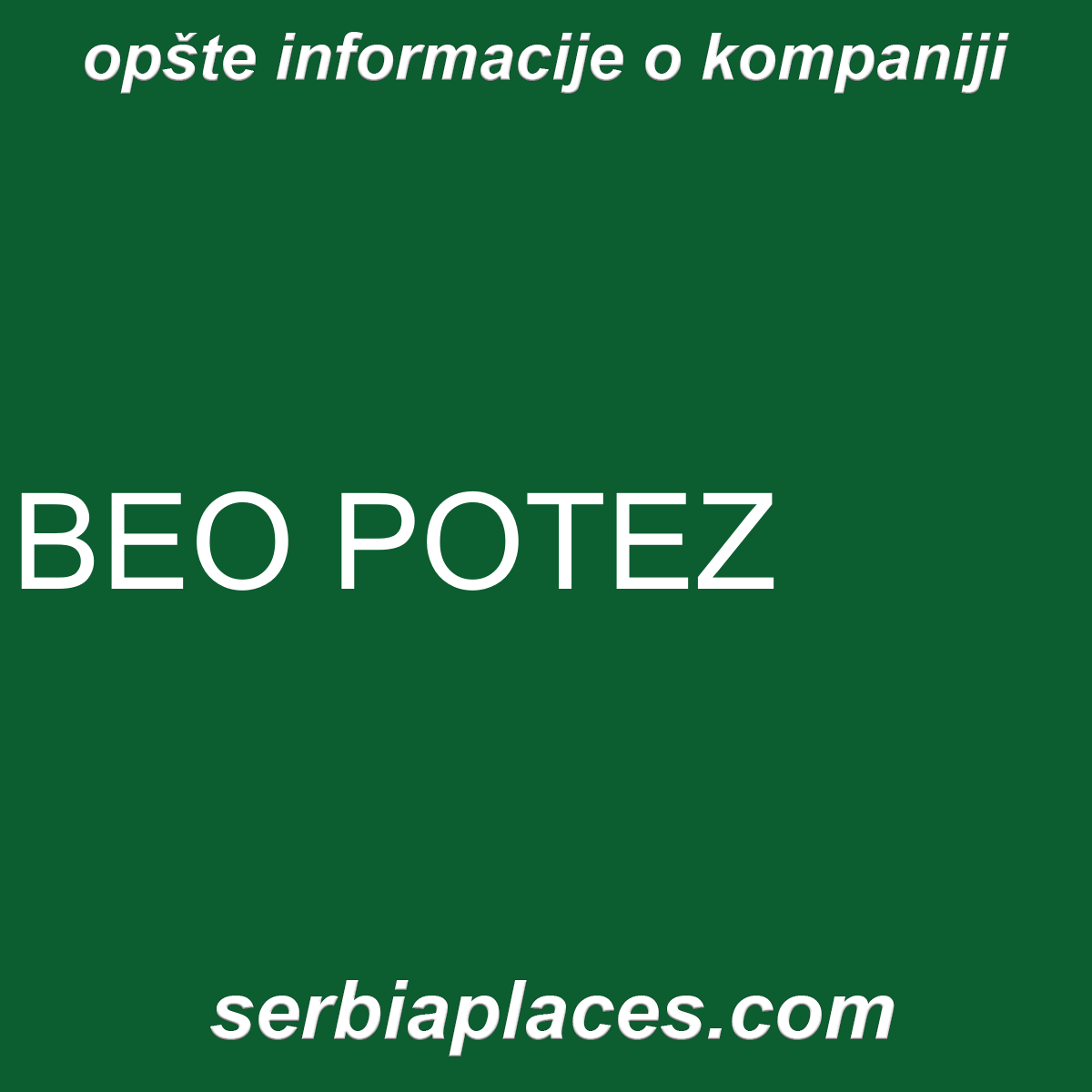 BEO POTEZ