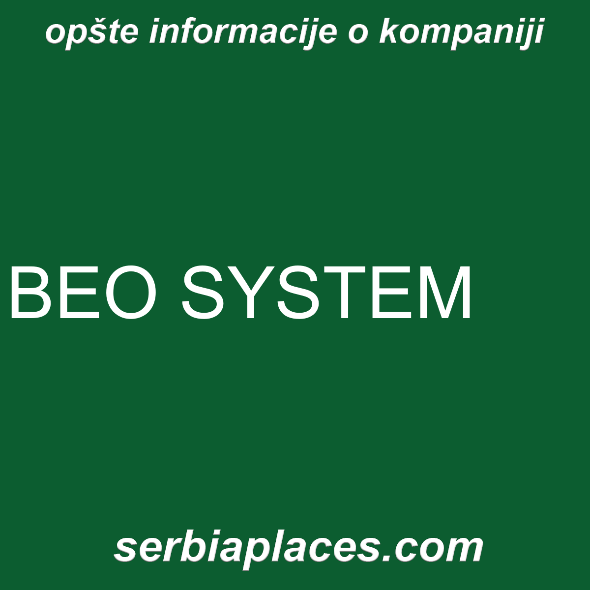 BEO SYSTEM