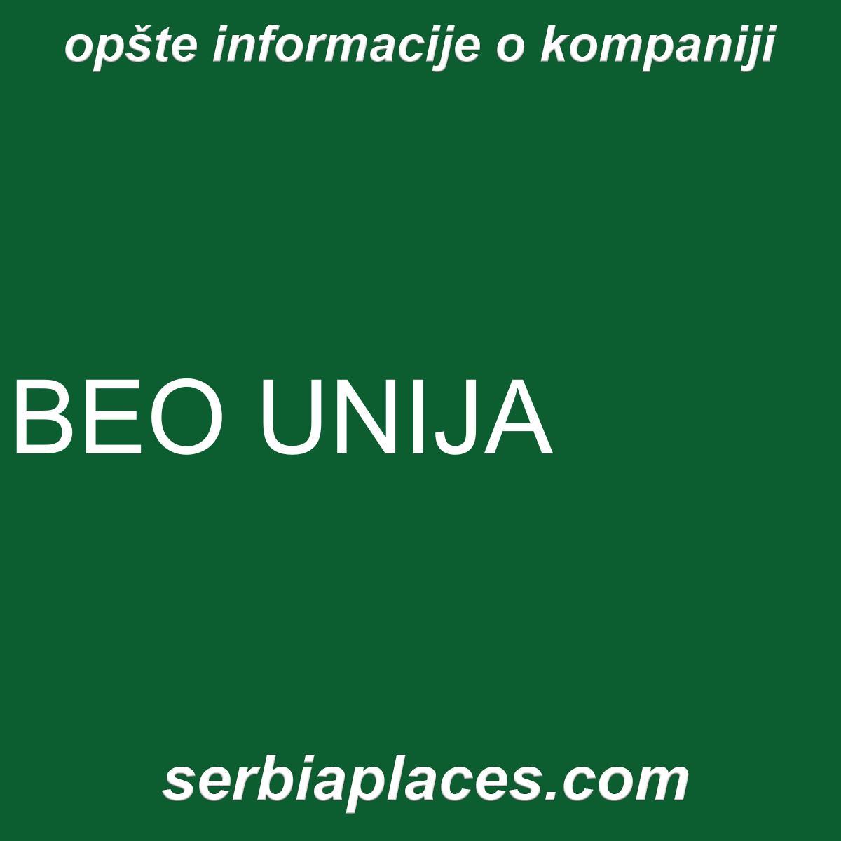 BEO UNIJA