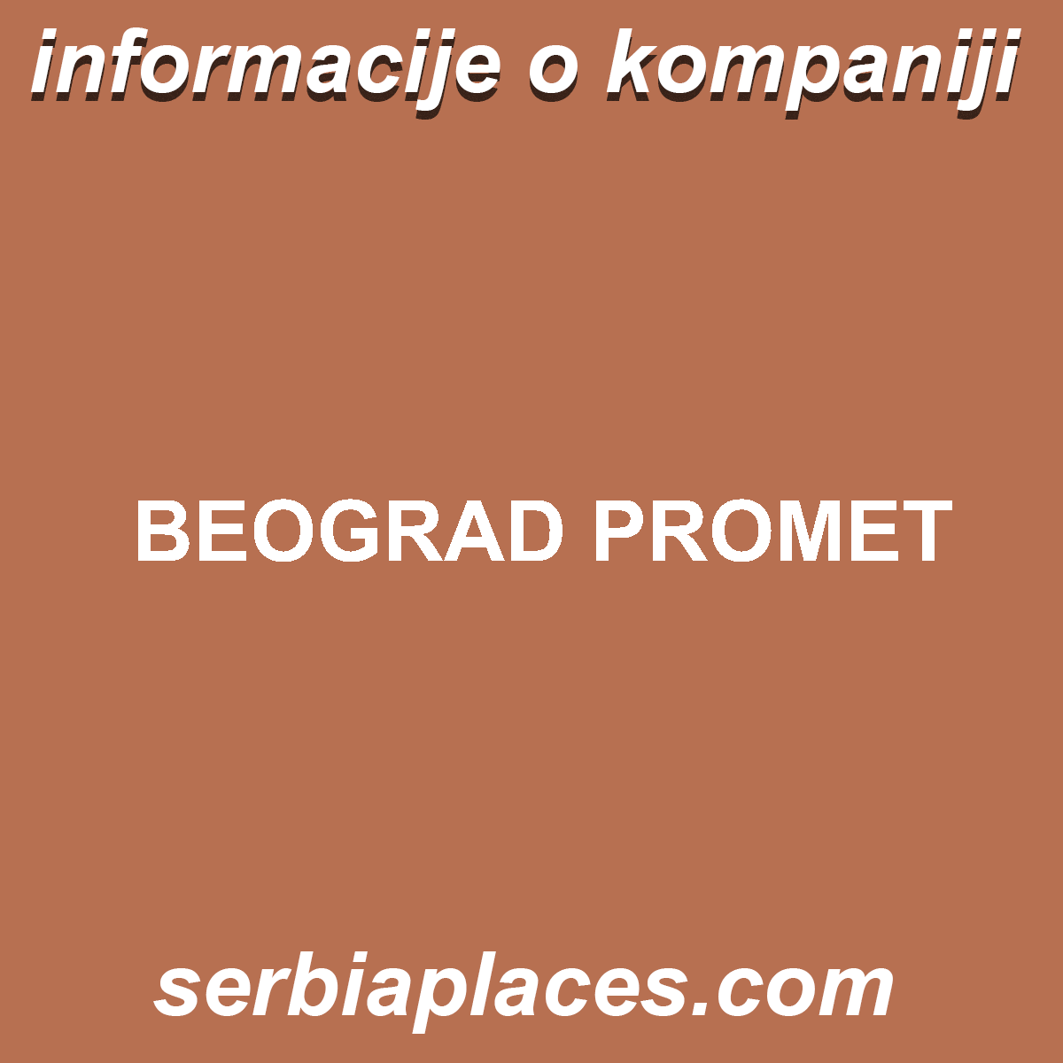 BEOGRAD PROMET