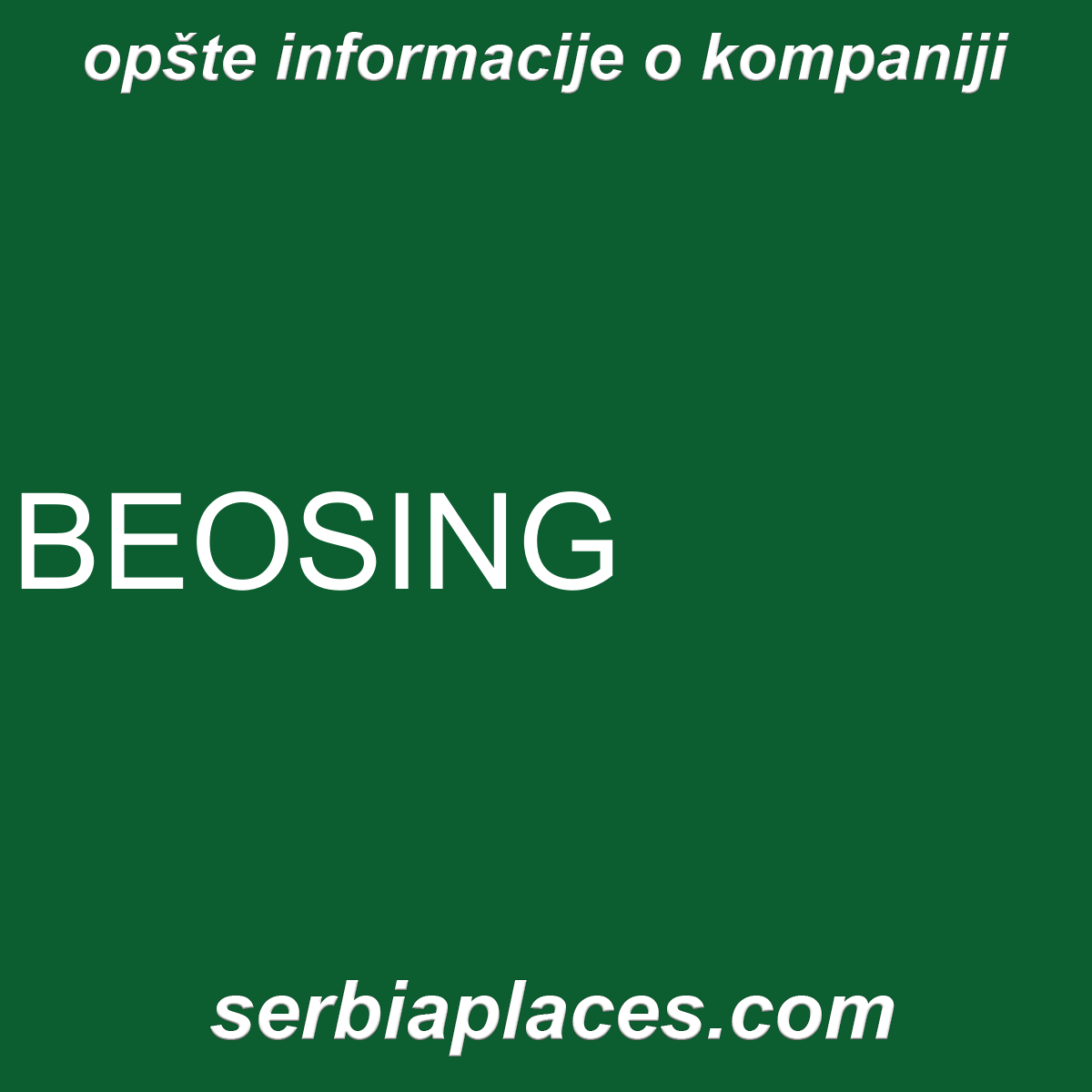 BEOSING