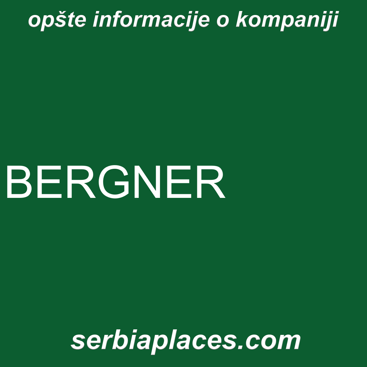 BERGNER
