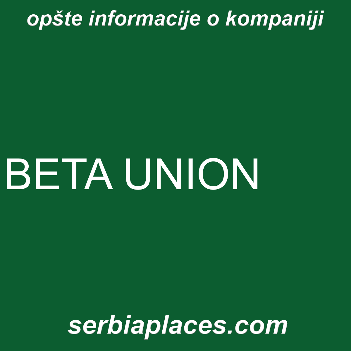 BETA UNION