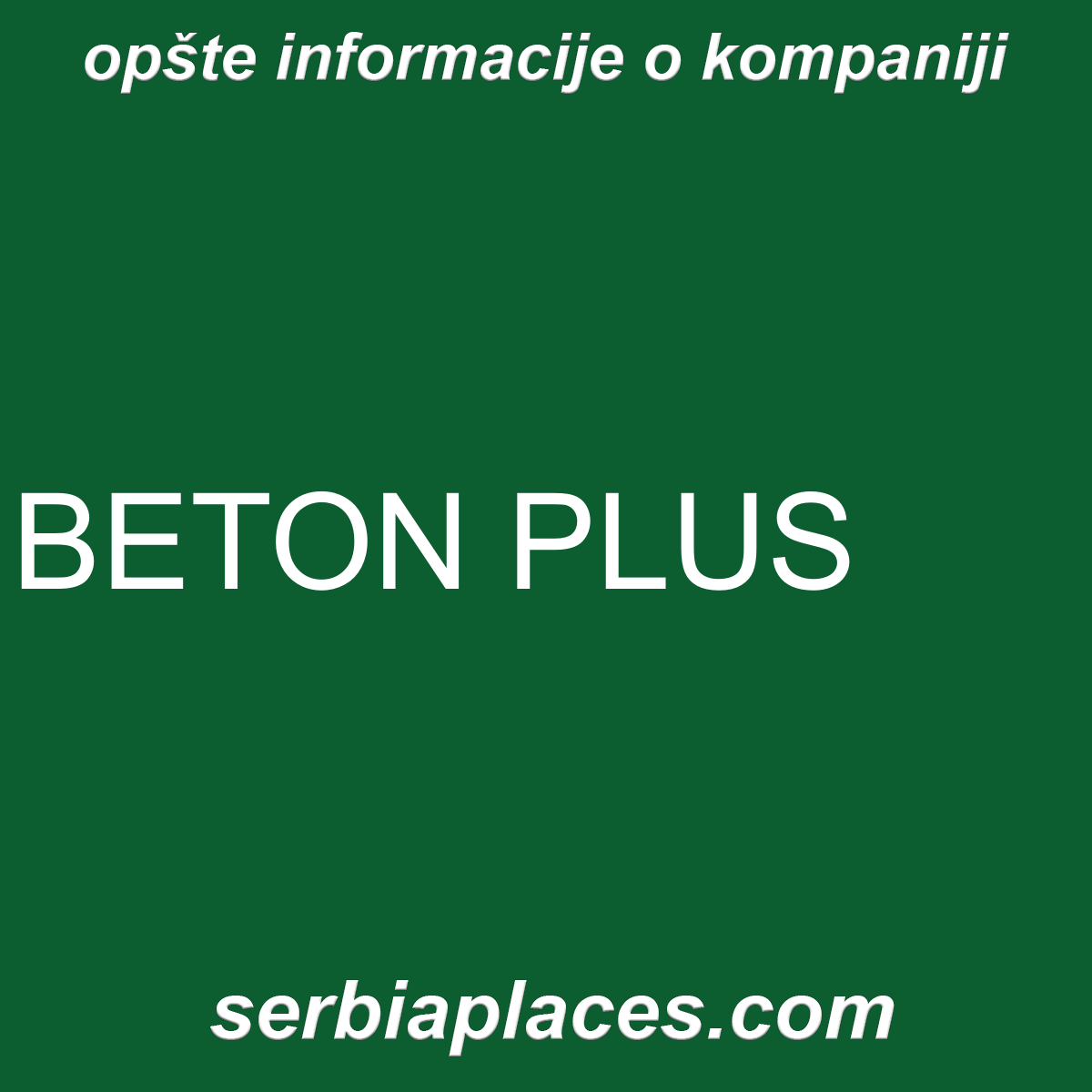 BETON PLUS
