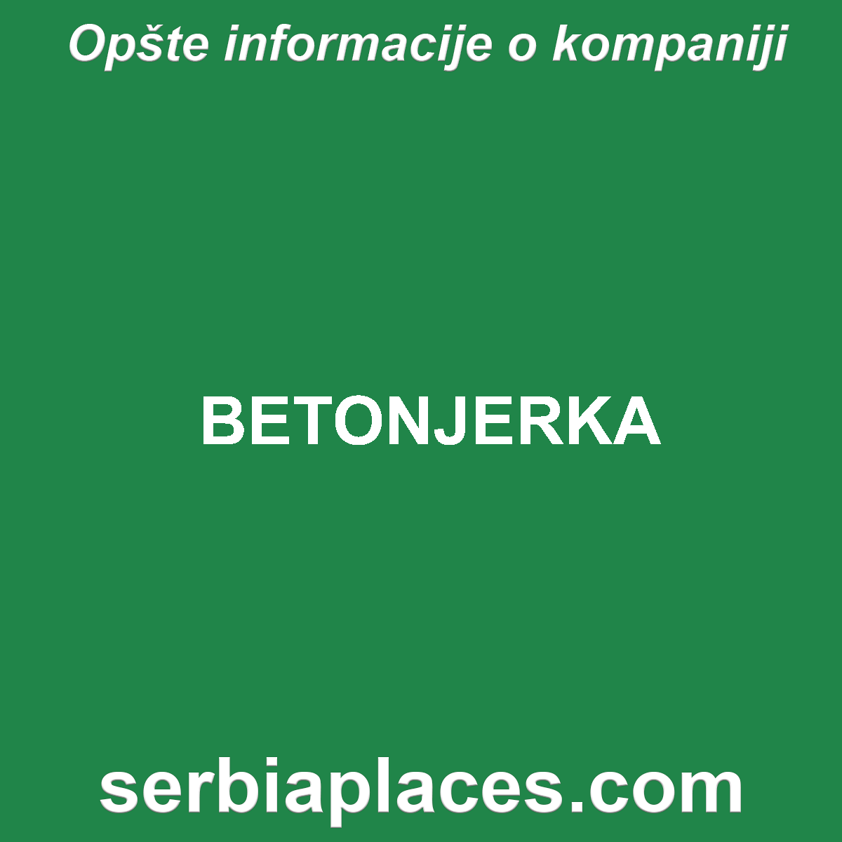 BETONJERKA