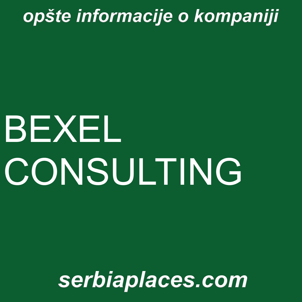 BEXEL CONSULTING